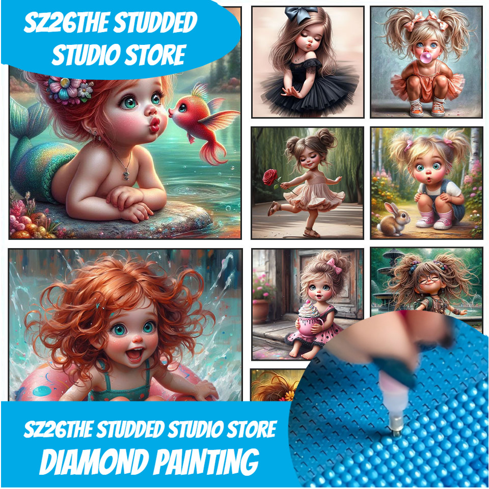 Art Craft Girl - Sz26The Studded 5D DIY Diamond Painting