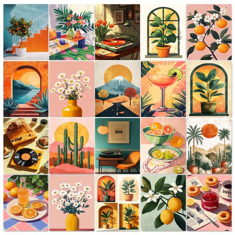 Art Craft Flower - GATYZTORY Frame Diy Painting By Numbers