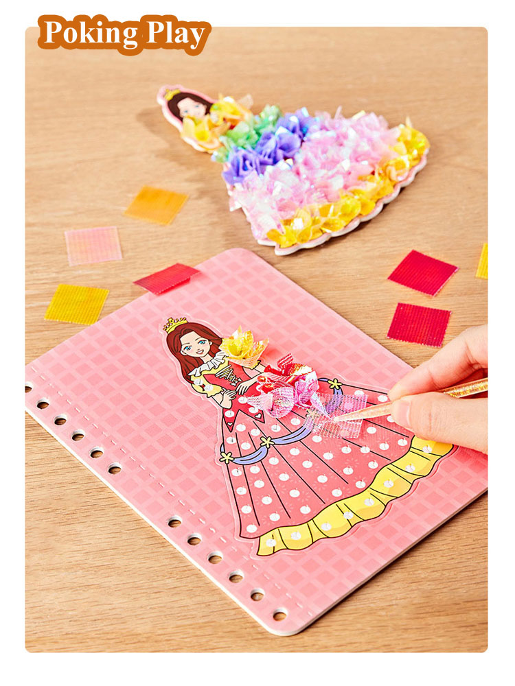 Art Craft 6 Year Old - DIY Painting Sticker Craft Toys Kid