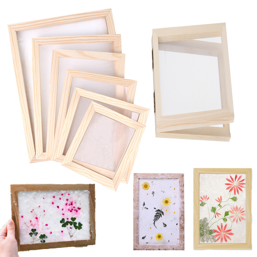 Art And Craft Recycle - Wooden Paper Making Kit Art Crafts