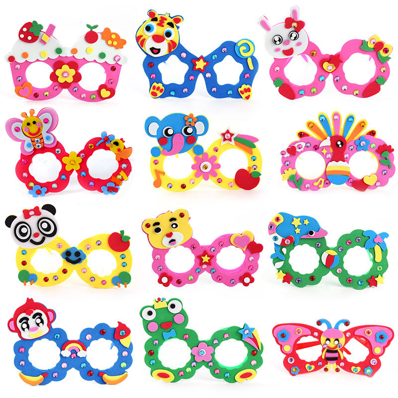 Art Craft Glasses Frames - 4 Cái/bộ Trẻ Em EVA Tự