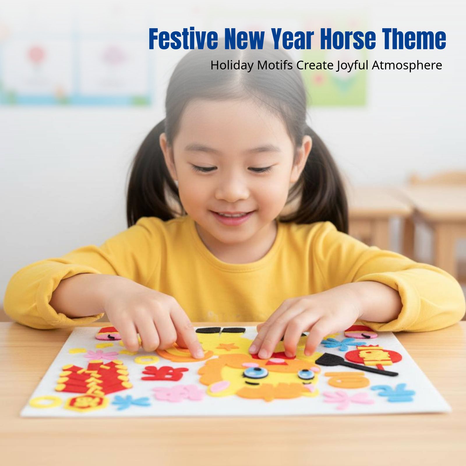Art Craft Horse - 2026 New Year DIY Fabric Art