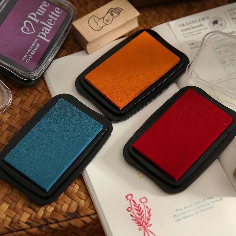 Stamping Ink Pad - 1PC Vintage Color Ink Pad for