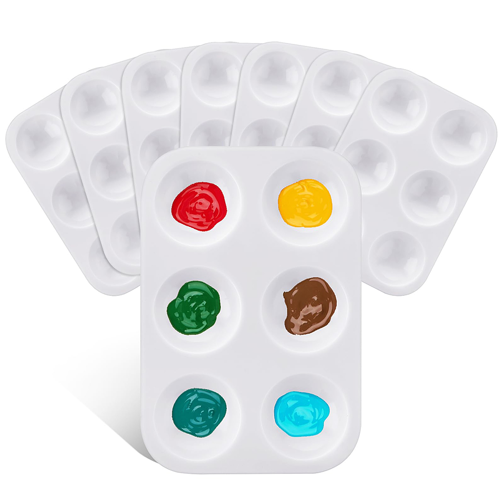 Art Craft 2 Year Olds - Paint Tray Palette, 6 Wells Mini