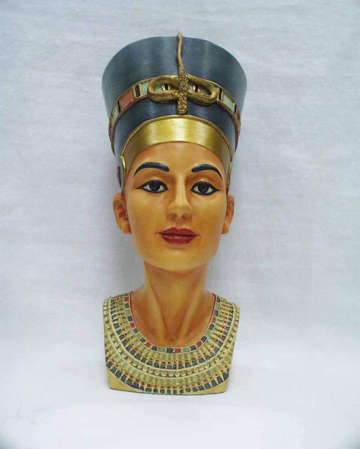 Queen Art Craft - Ancient Egyptian Queen Nefertiti Bust Statue