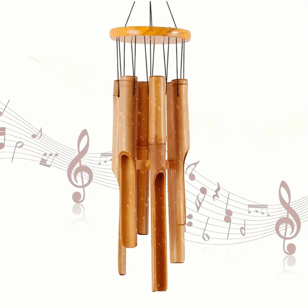 Art Craft Youtube - Retro 6 Tubes Bamboo Wind Chime