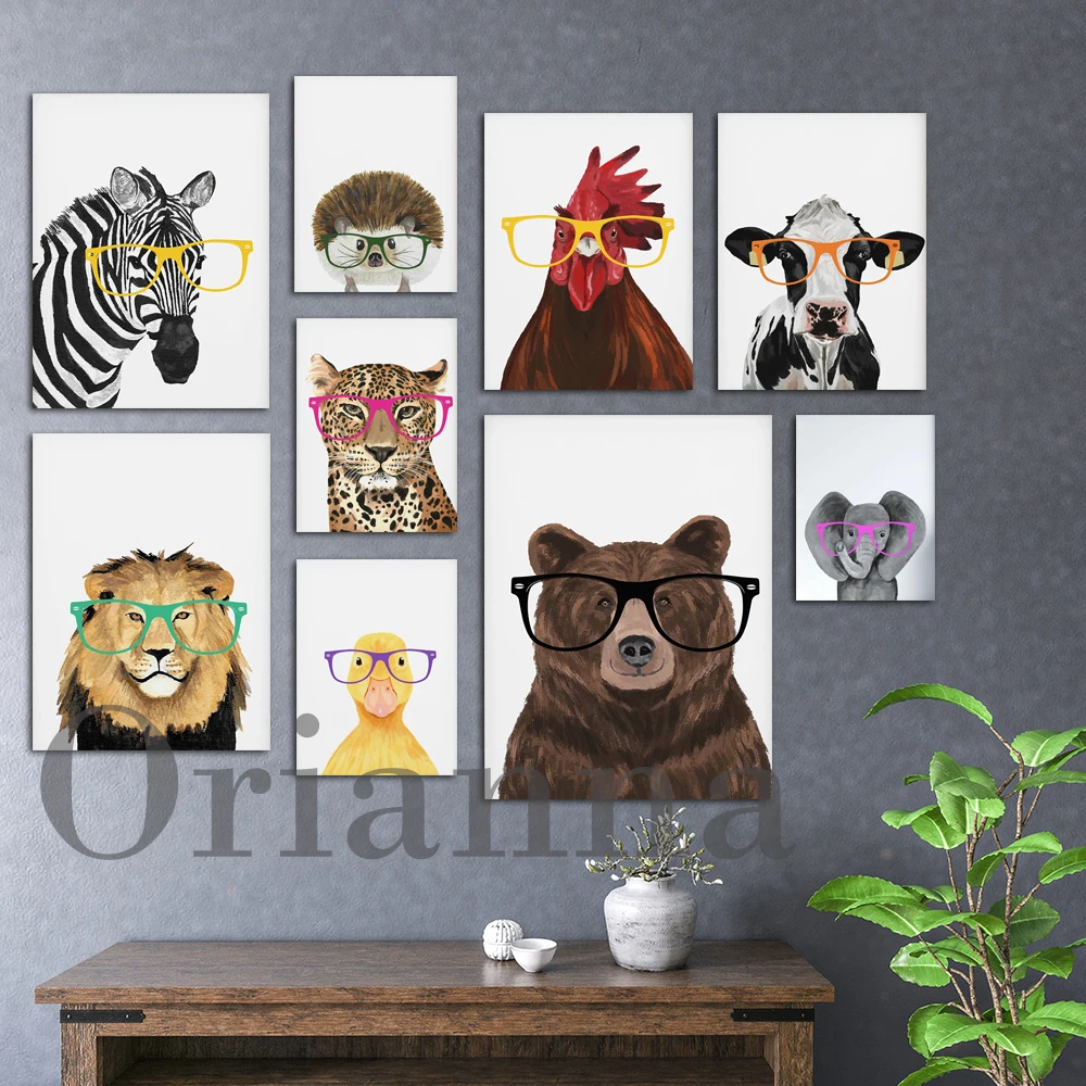 Art Craft Duck - Leopard Panda Tiger Zebra Orangutans Cock