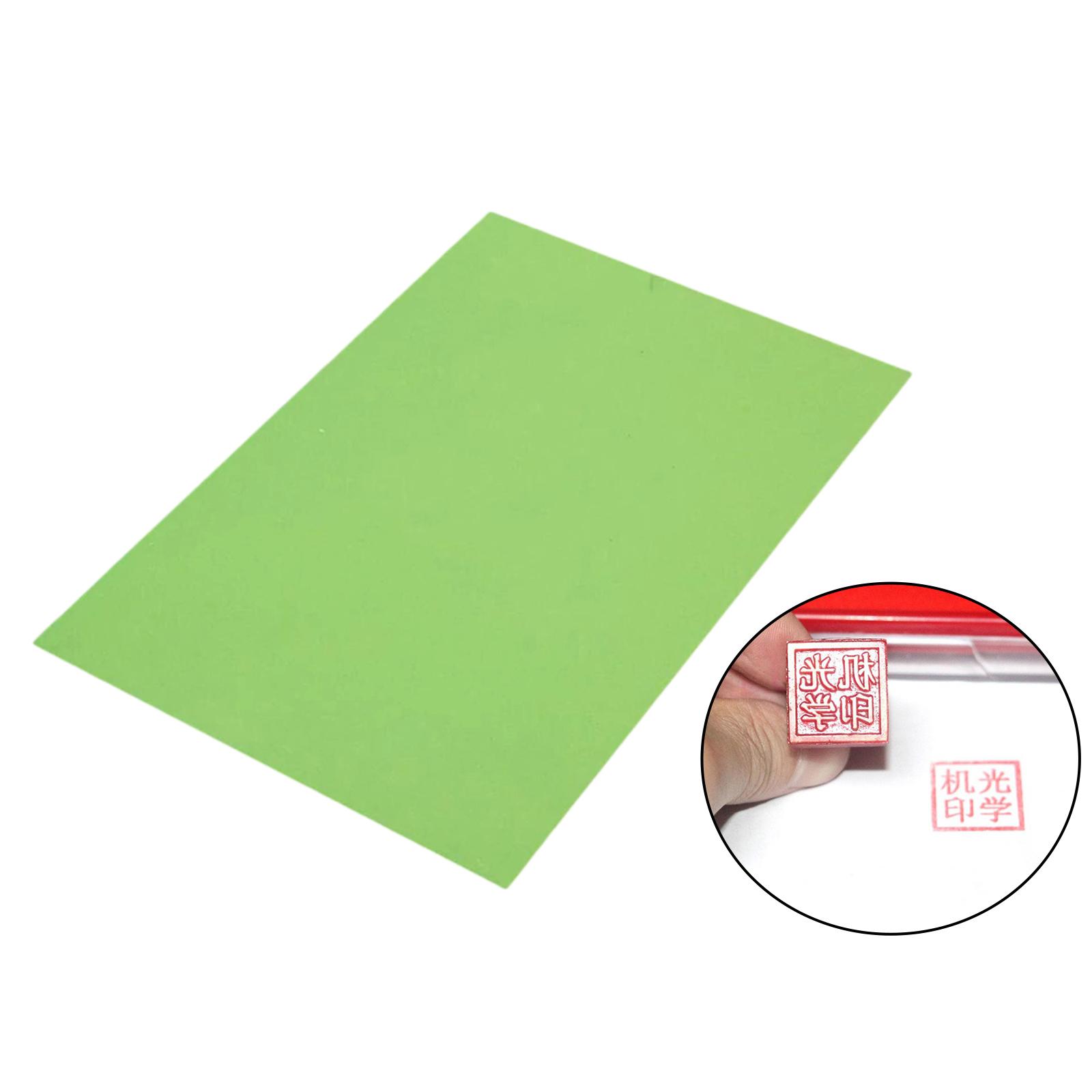 Stamping Ink Pad - Photopolymer Plate Green Resin Printing Polymer