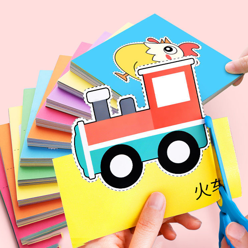 Art Craft 6 Year Old - 96Pcs Fun Paper Cutting Set, Paper