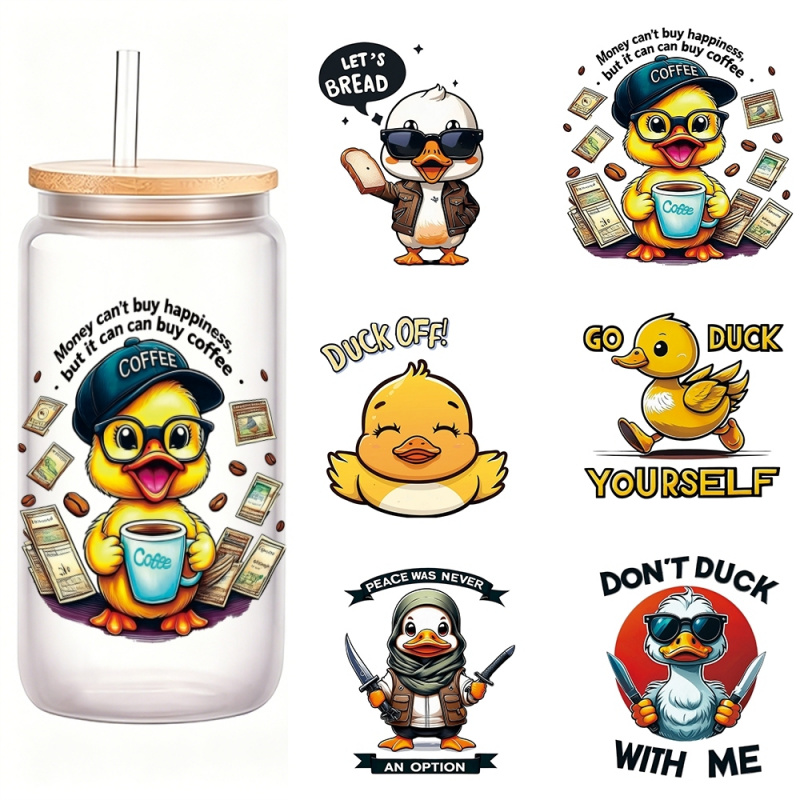 Art Craft Duck - 6pcs Cute Funny Cool Yellow Duck