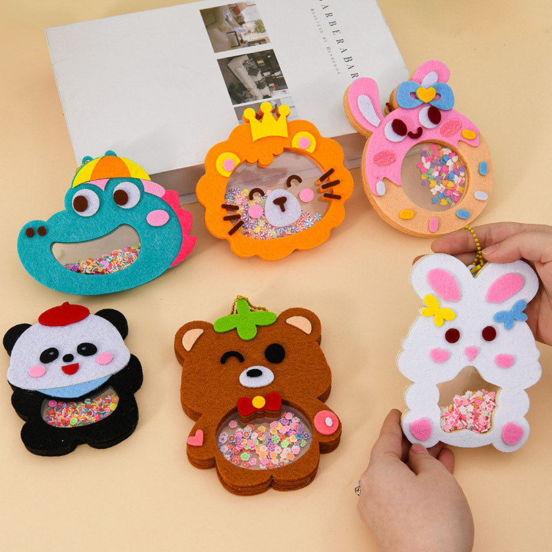 Art Craft 6 Year Old - DIY Animal Shake Pendant Art Craft