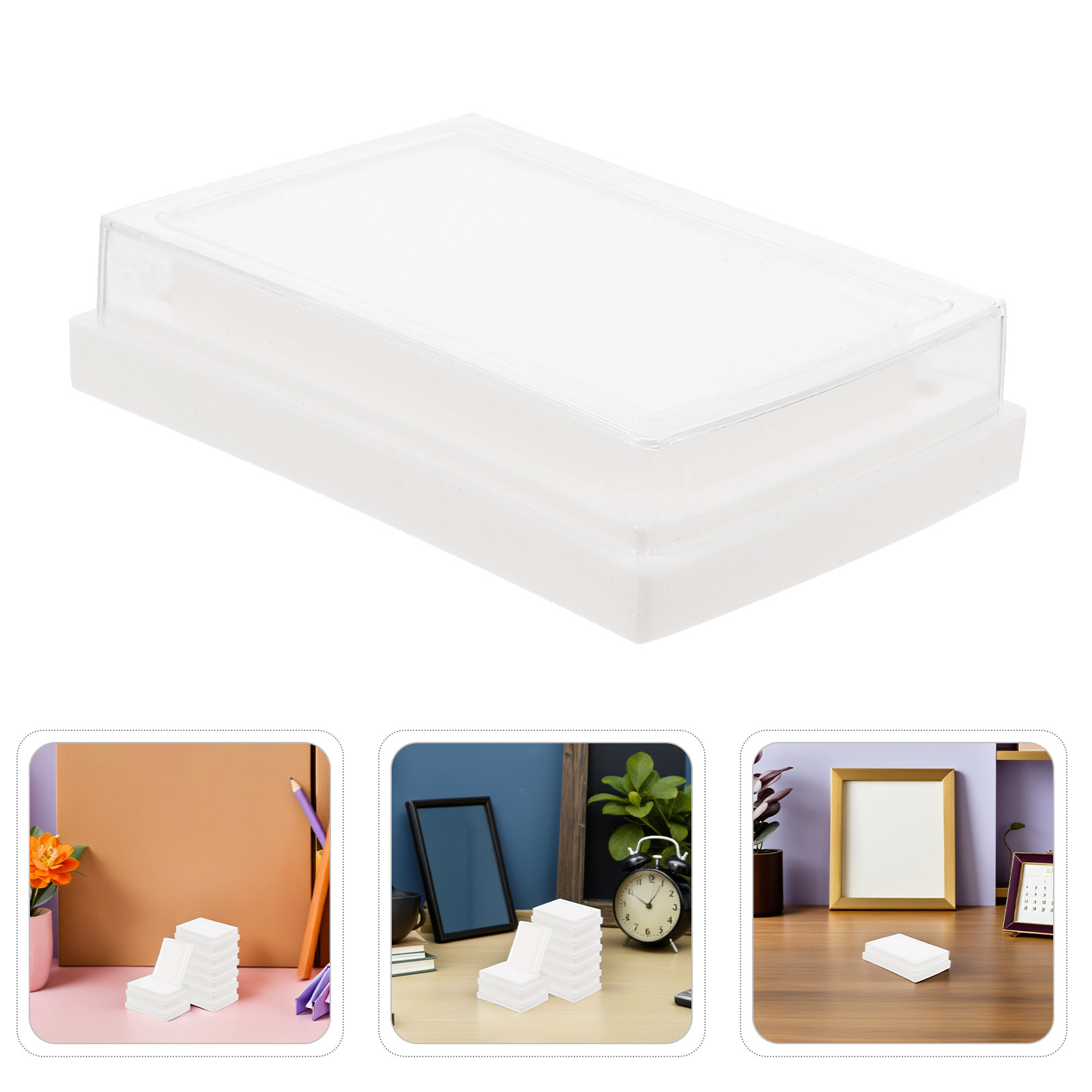 Stamping Ink Pad - 20Pcs Blank Stamp Ink Pad High-Density