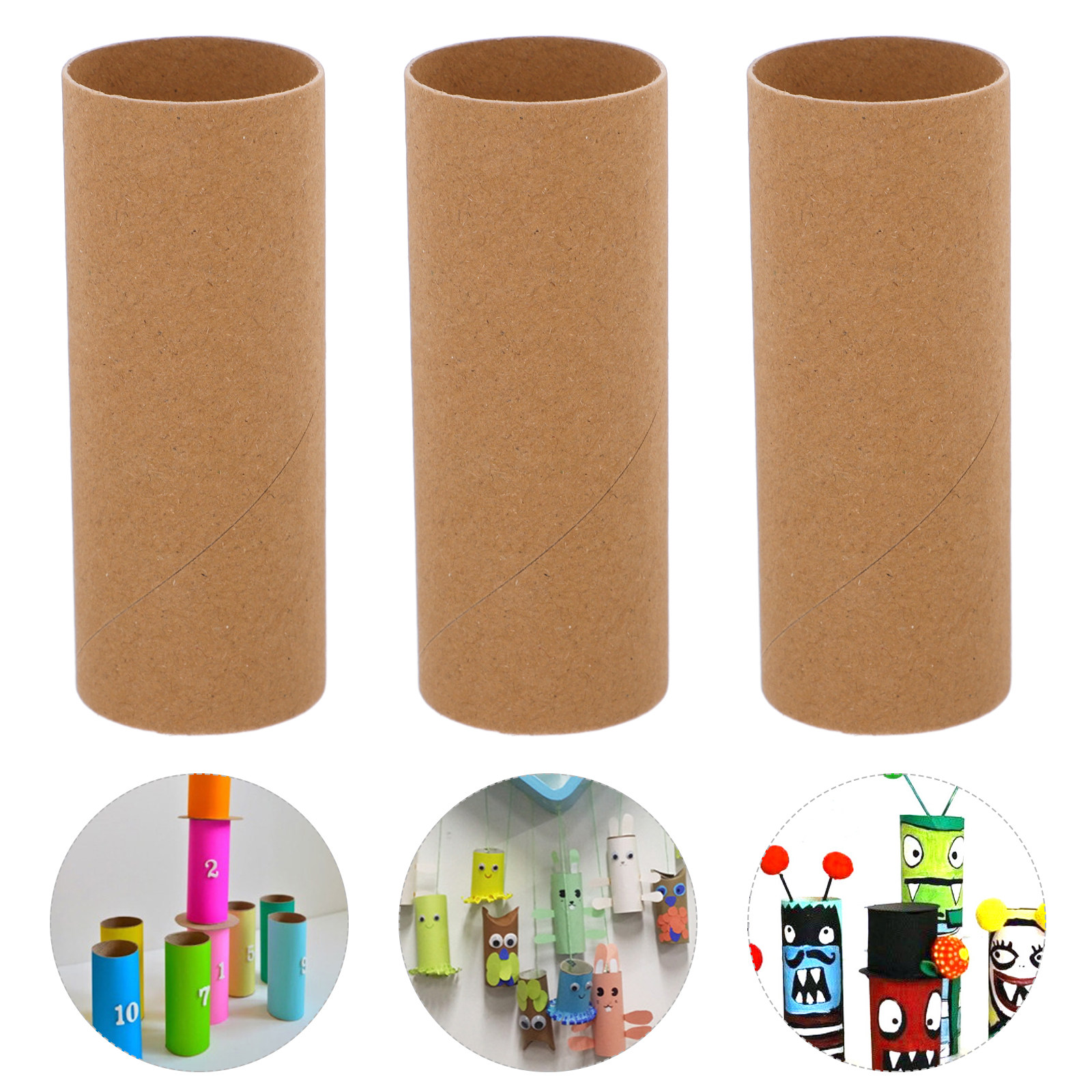 Art Craft Youtube - 20Pcs Paper Tubes Round DIY Crafts