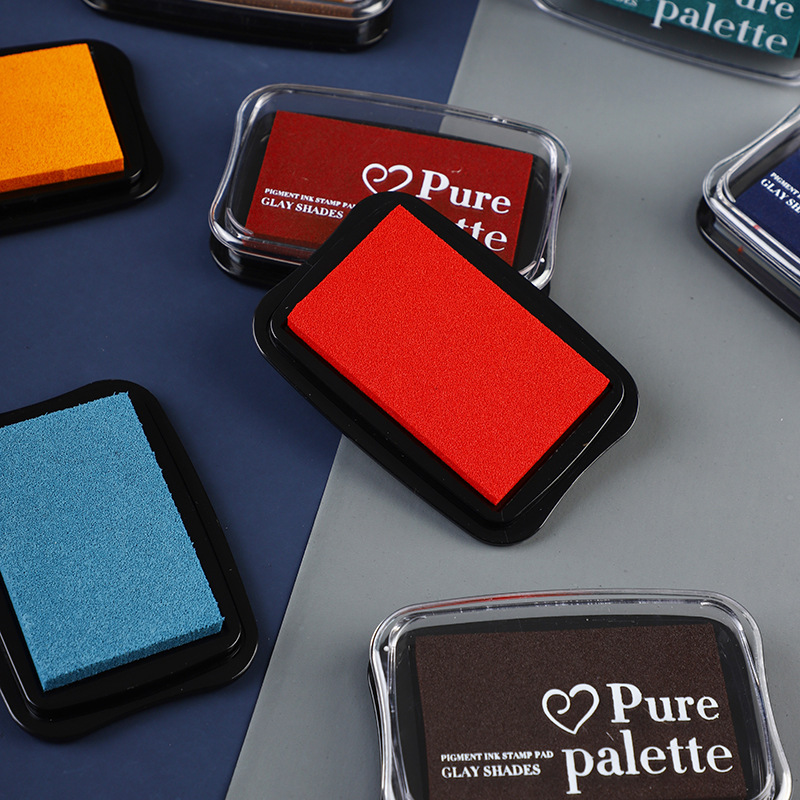 Stamping Ink Pad - 12 Colors Large Size Vintage Inkpad