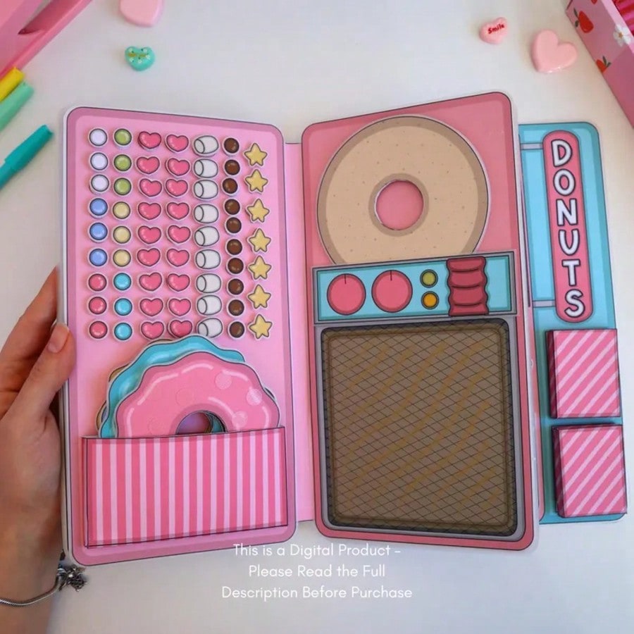 Donut Shop Pretend Play Kit, D - đánh giá và giá Art Craft 6 Year Old
