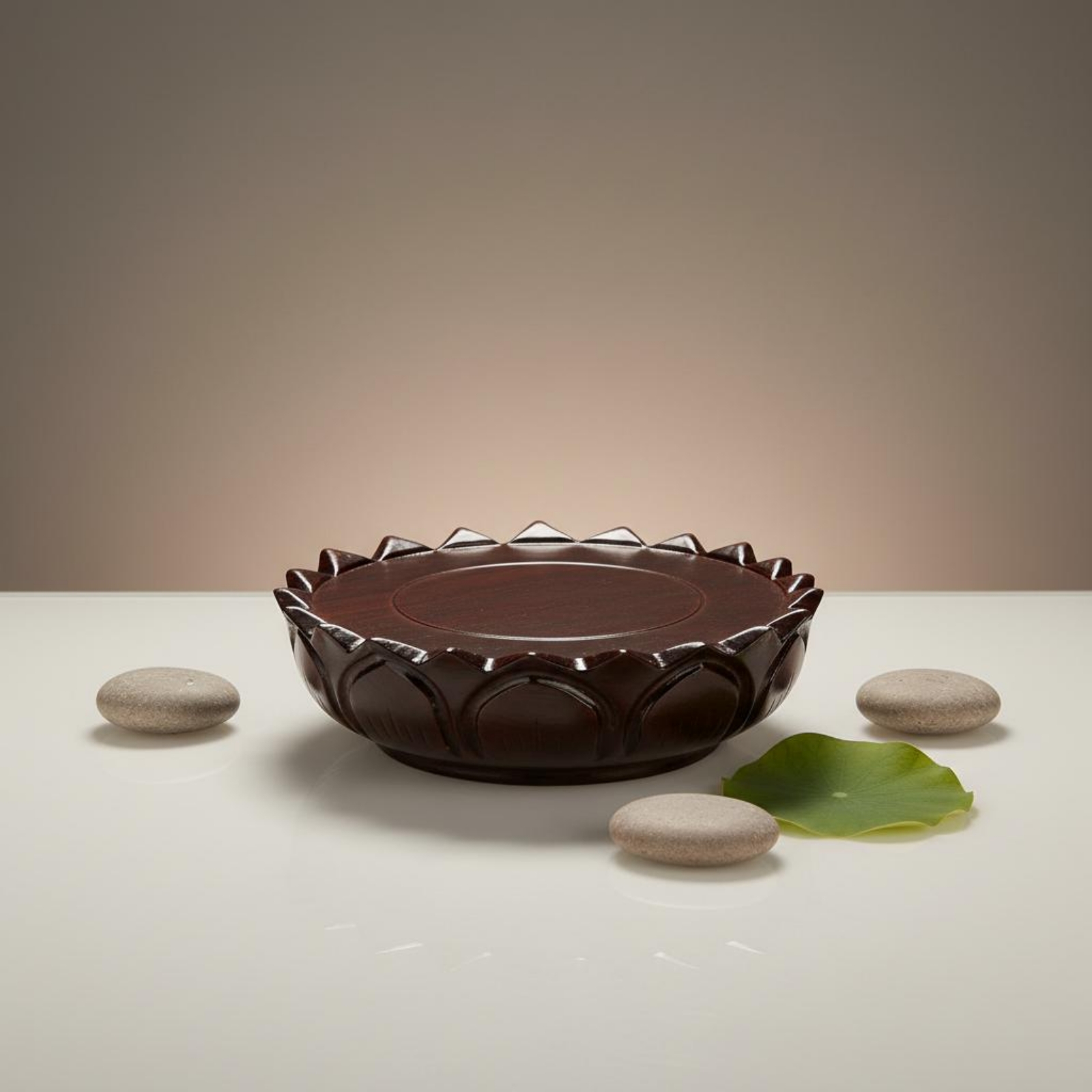 Wooden Lotus Pedestal Multi-Us - đánh giá và giá Art Craft Vase