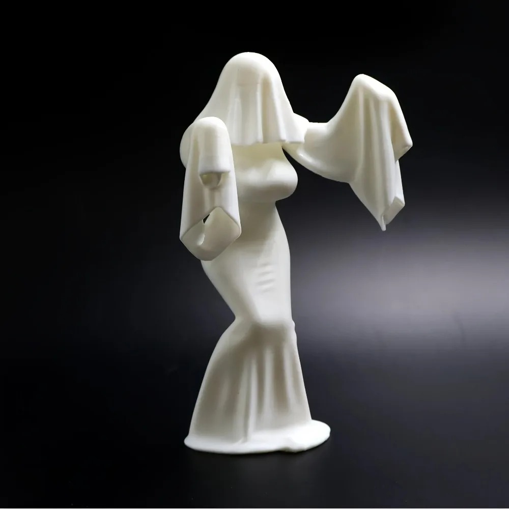 3D Printed Female Ghost Figuri - đánh giá và giá Unique Art Craft