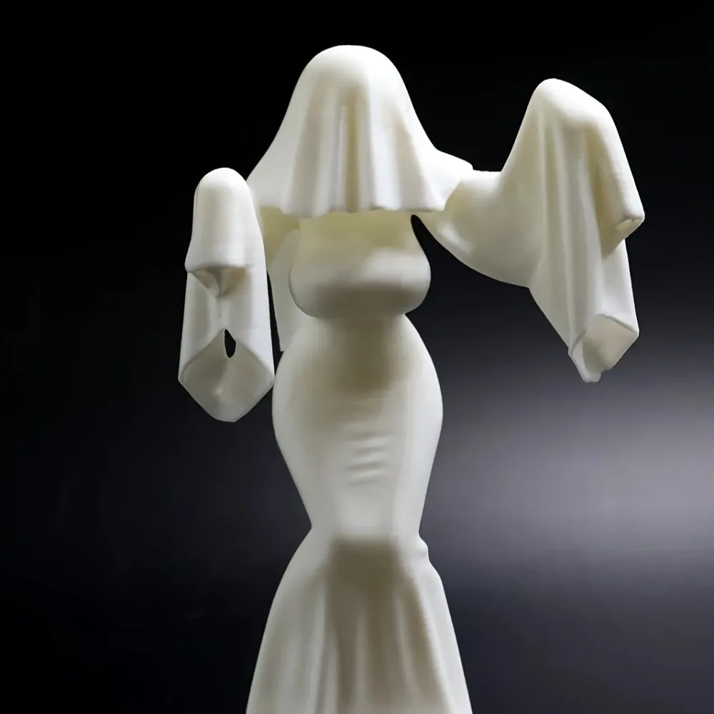 3D Printed Female Ghost Figuri - đánh giá và giá Unique Art Craft