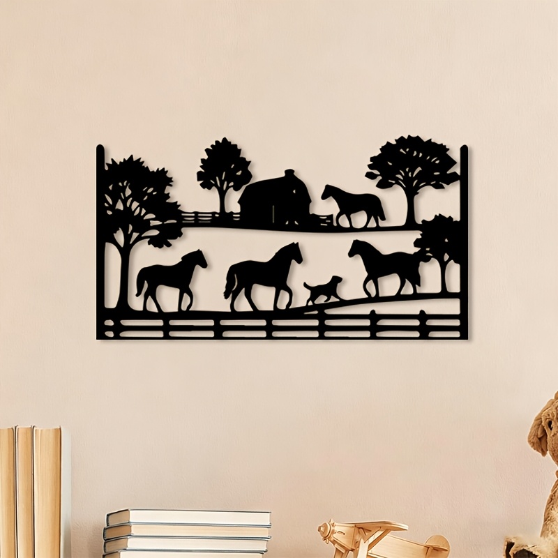 CIFBUY Metal Wall Art Horse Fa - đánh giá và giá Art Craft Horse