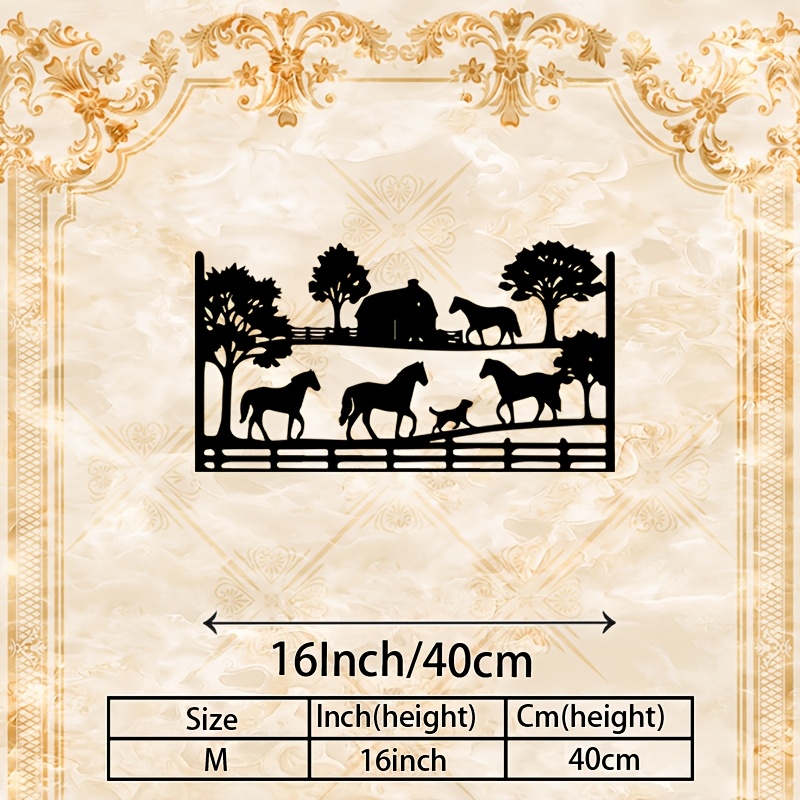 CIFBUY Metal Wall Art Horse Fa - đánh giá và giá Art Craft Horse