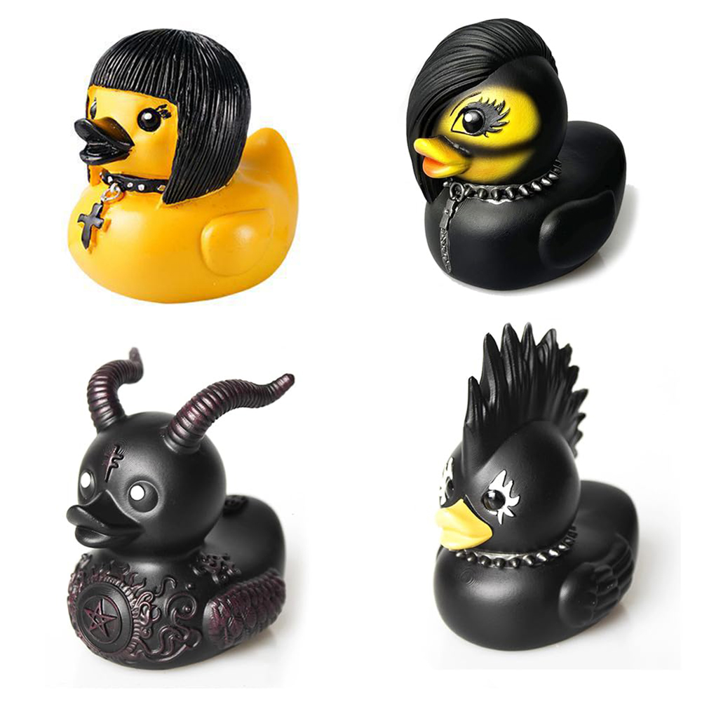 Gothic Satan Duck Statue Goth  - đánh giá và giá Art Craft Duck
