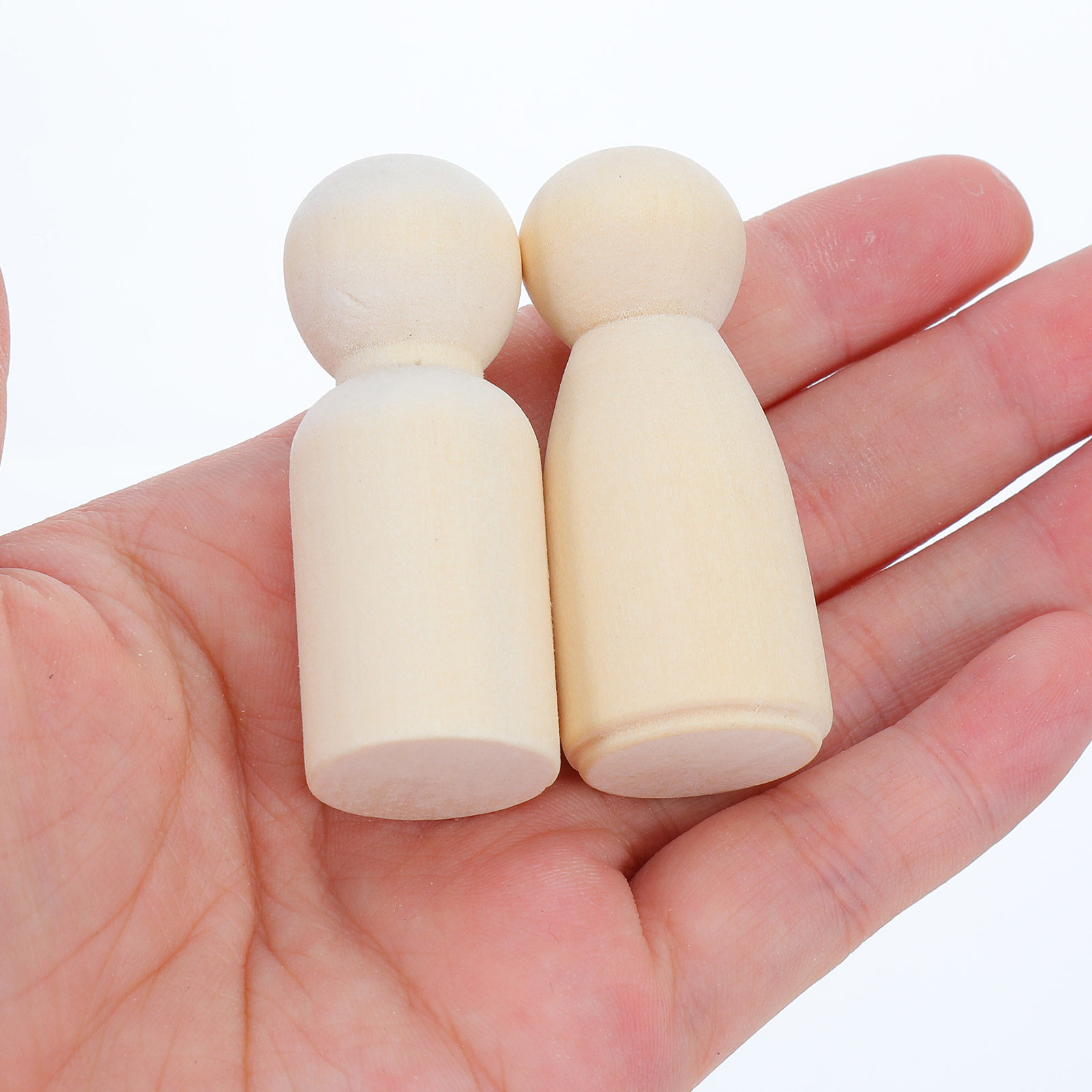 40Pcs Blank Wooden Peg People  - đánh giá và giá Art Craft Project