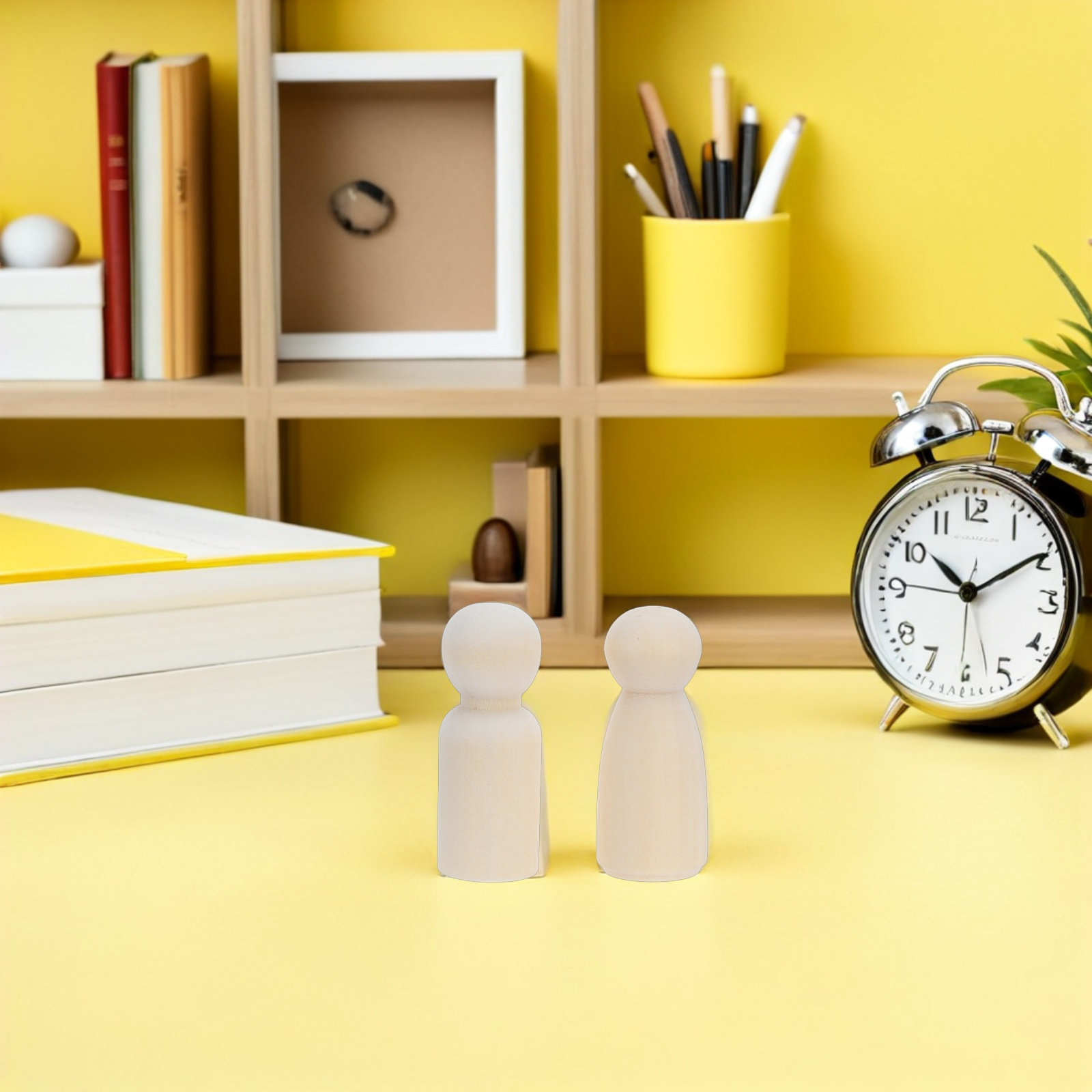40Pcs Blank Wooden Peg People  - đánh giá và giá Art Craft Project