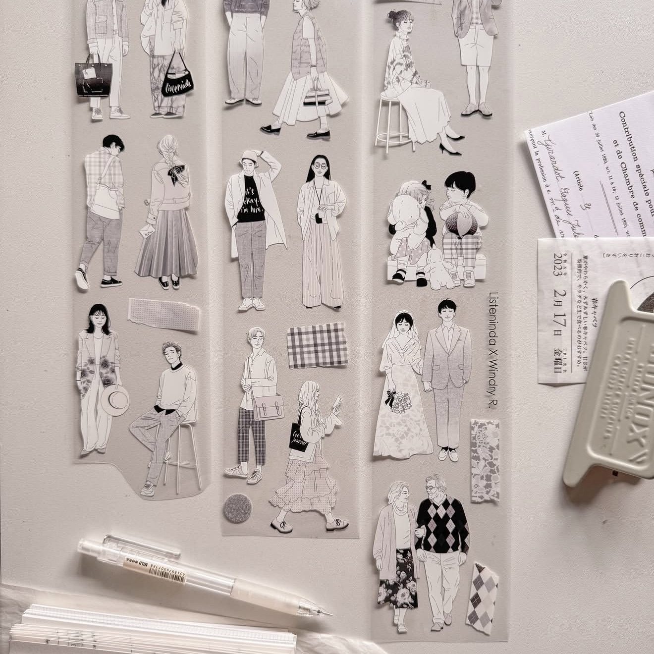 1 Loop Listenida X Windry Mono - đánh giá và giá Washi Tape Rolls
