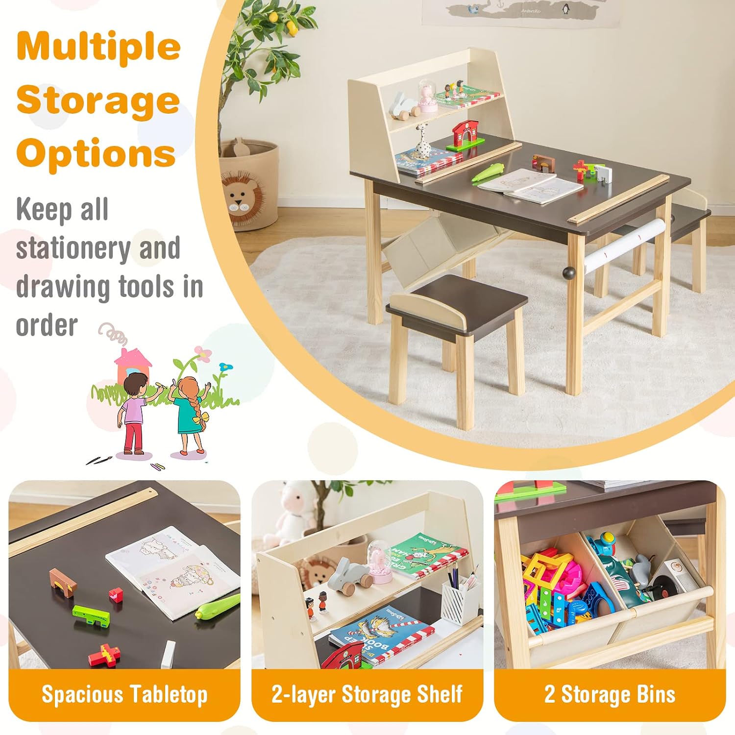 Kids Art Table and Chair Set,  - đánh giá và giá Art Craft 2 Year Olds