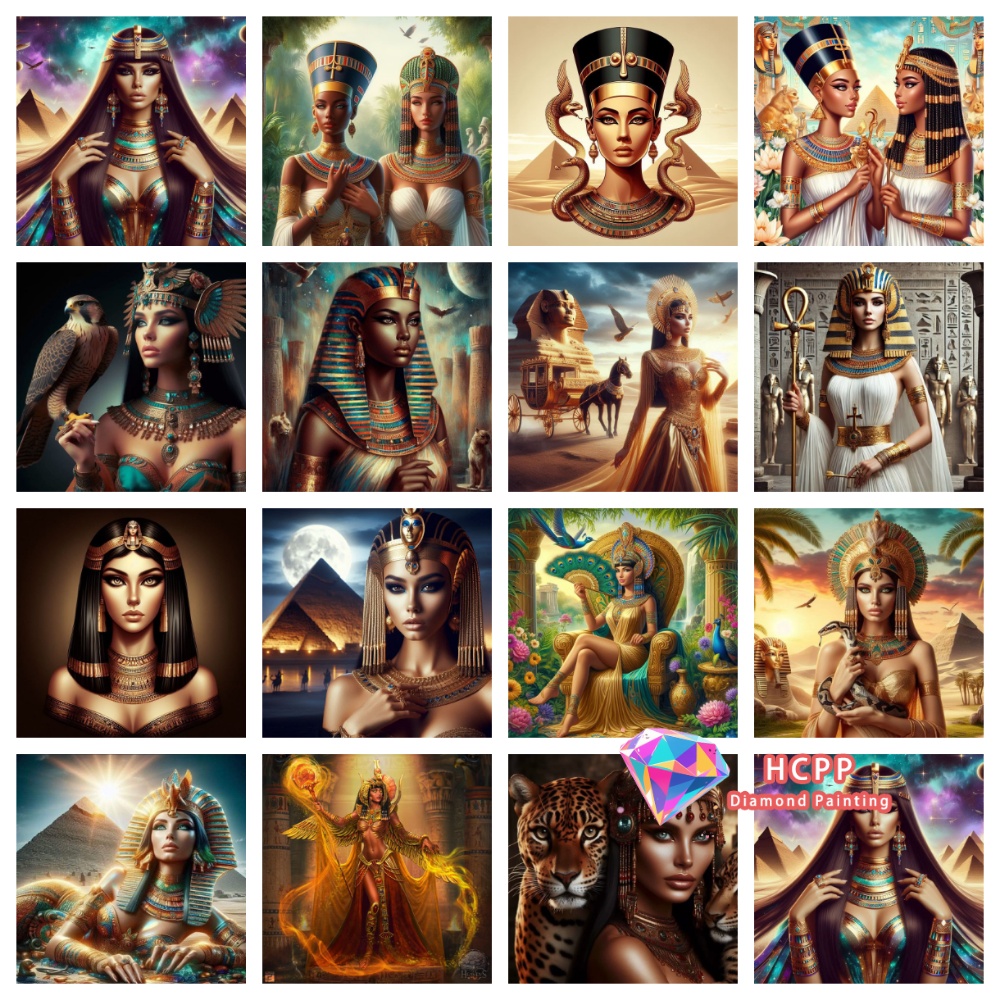 Egyptian Queen Diamond Paintin - đánh giá và giá Queen Art Craft