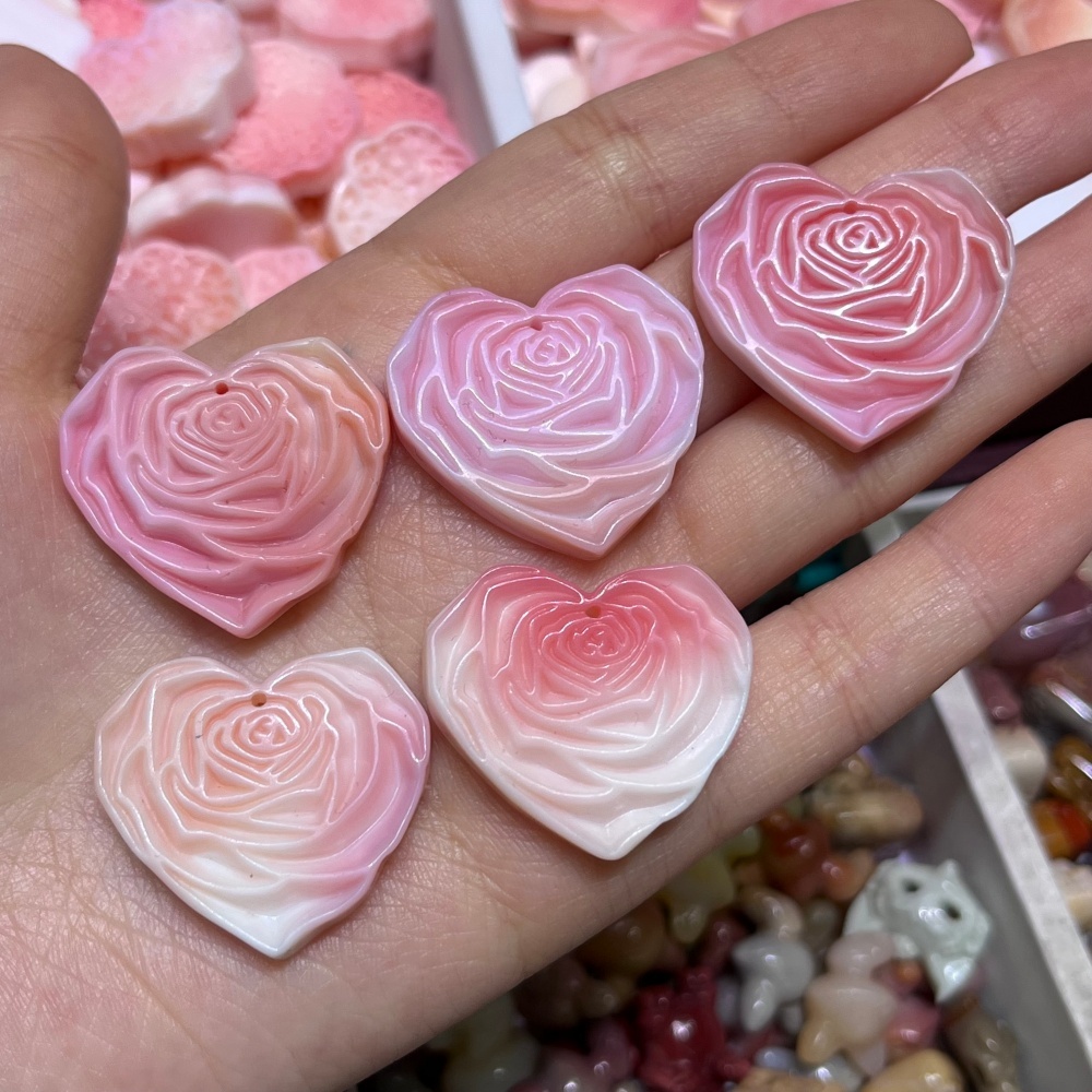 2PCS Natural Queen Shell Stone - đánh giá và giá Queen Art Craft
