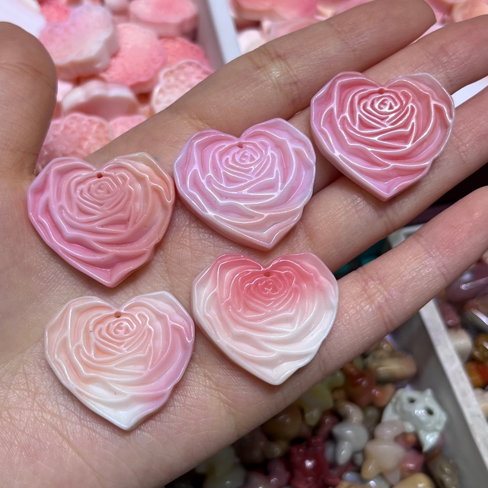 2PCS Natural Queen Shell Stone - đánh giá và giá Queen Art Craft