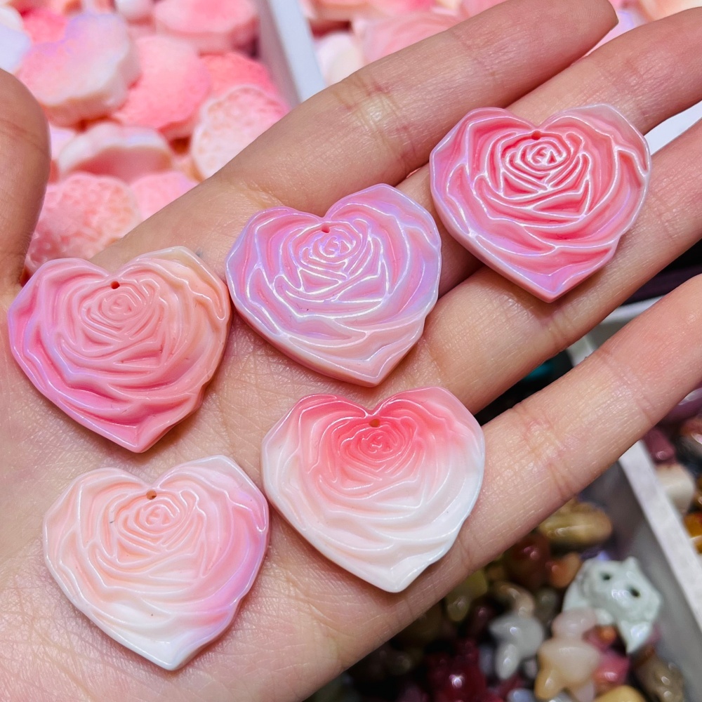 2PCS Natural Queen Shell Stone - đánh giá và giá Queen Art Craft
