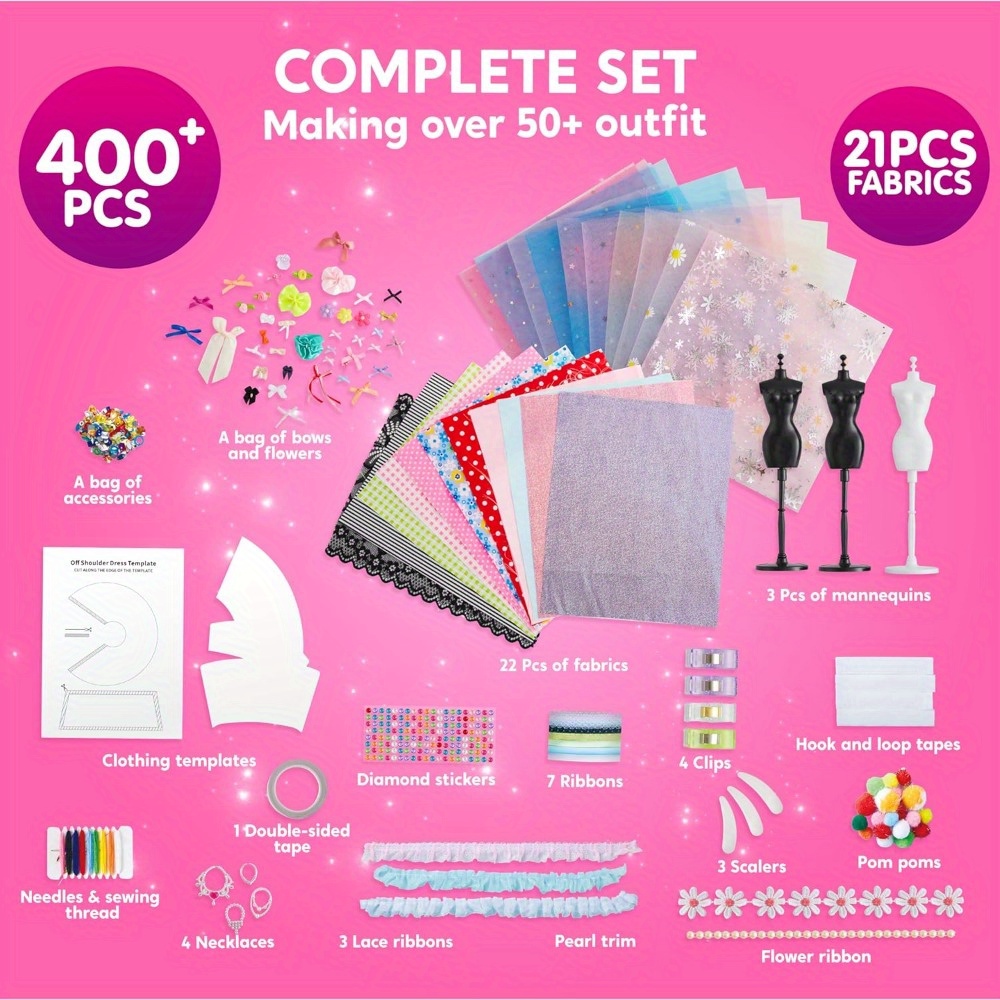 JOYFY 400+PCS Fashion Design C - đánh giá và giá Art Craft Girl