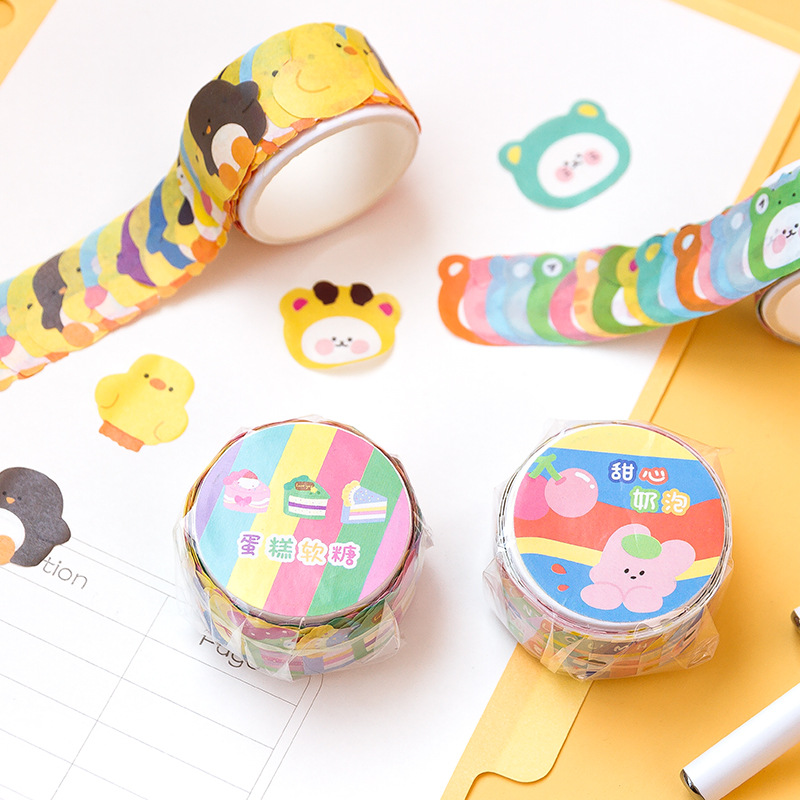 1 Roll Super Cute Die‑Cut Coll - đánh giá và giá Washi Tape Rolls