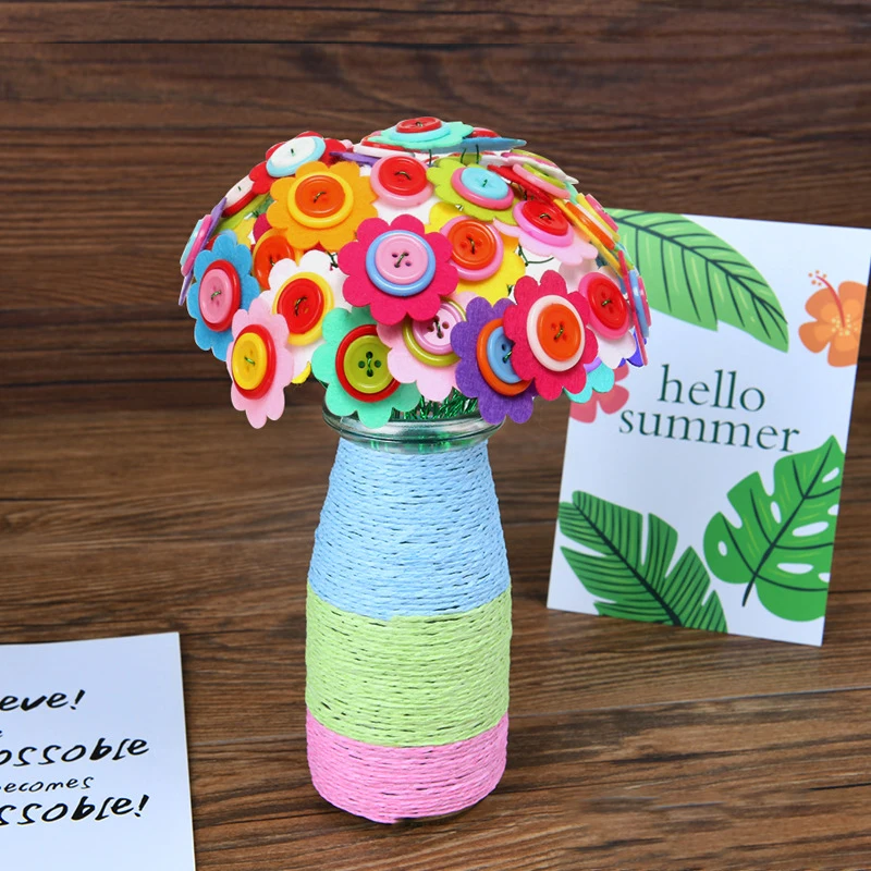 Flower Craft Kit Bouquet with  - đánh giá và giá Art Craft Vase