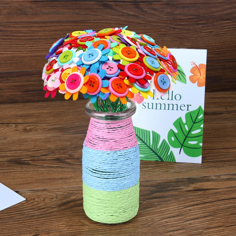 Flower Craft Kit Bouquet with  - đánh giá và giá Art Craft Vase