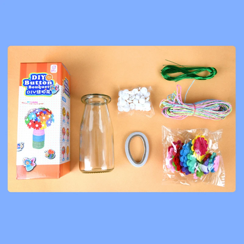 Flower Craft Kit Bouquet with  - đánh giá và giá Art Craft Vase