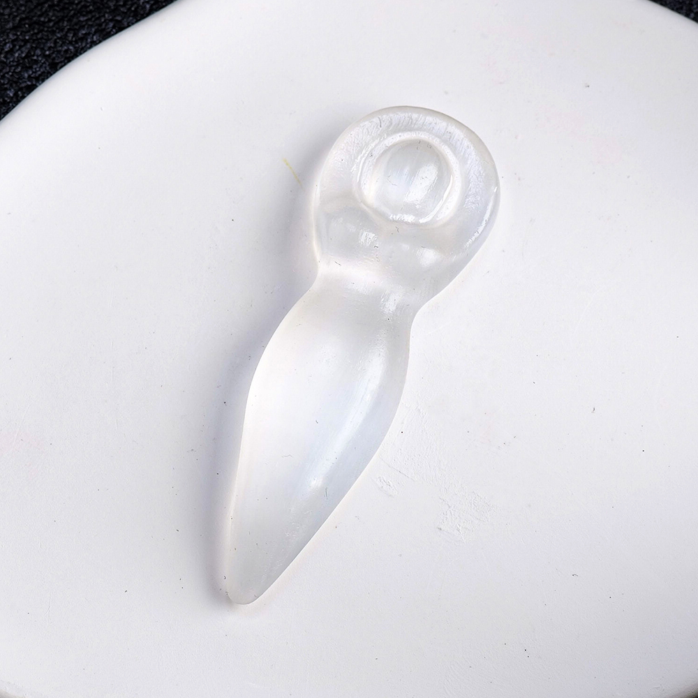 1pc Natural Crystal White Sele - đánh giá và giá Queen Art Craft