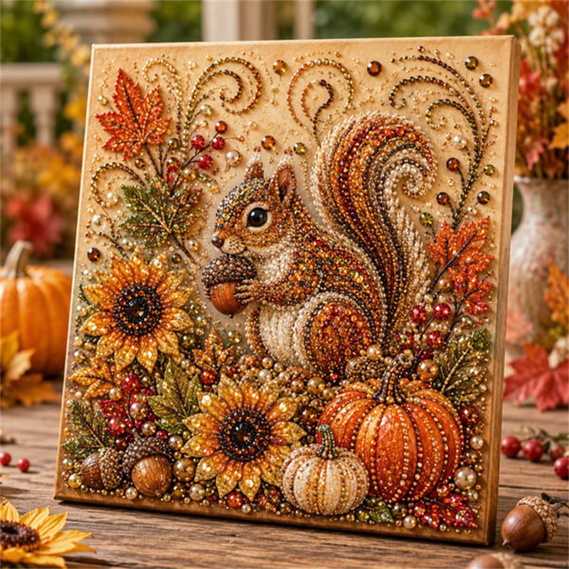 Autumn Diamond Pearl Painting  - đánh giá và giá Art Craft Flower