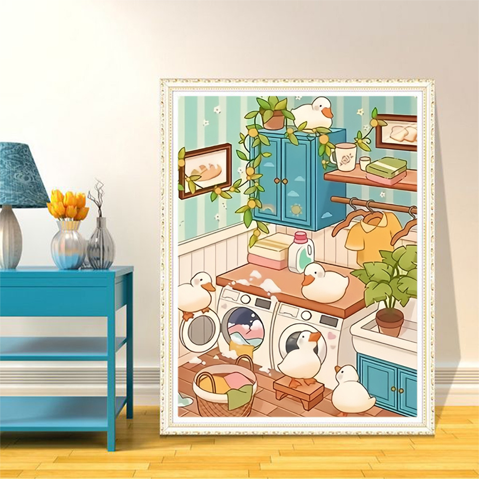 EverShine Full Square Round Di - đánh giá và giá Art Craft Duck