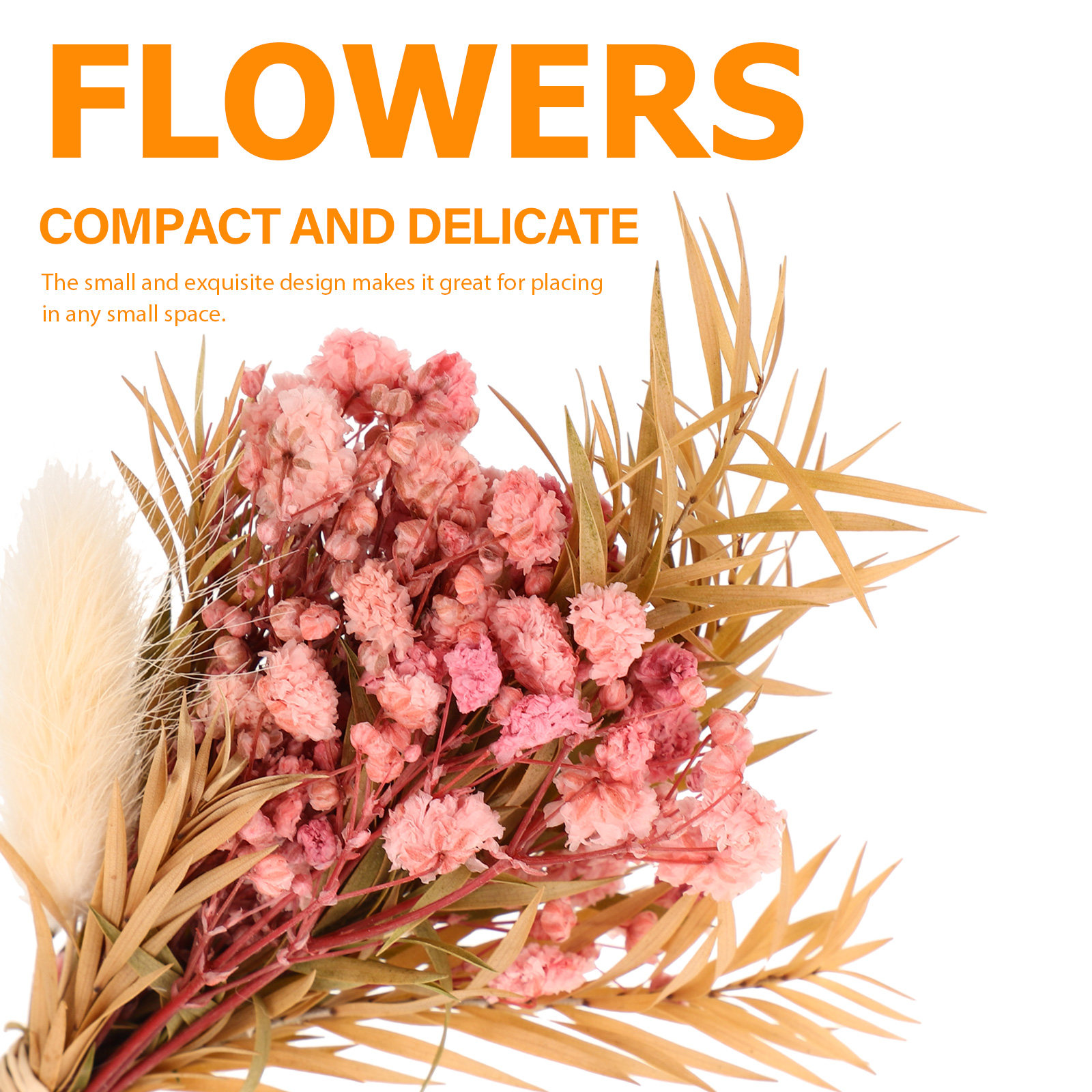 3Pcs Mini Dried Floral Bouquet - đánh giá và giá Art Craft Vase