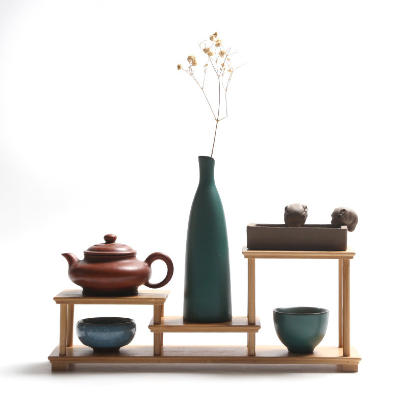 Bamboo and Wood Decorative She - đánh giá và giá Art Craft Vase