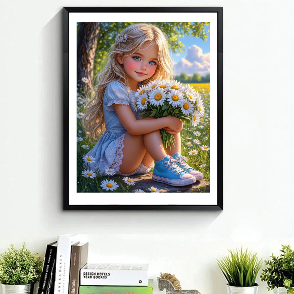 Frameless,5D DIY Diamond Paint - đánh giá và giá Art Craft Girl