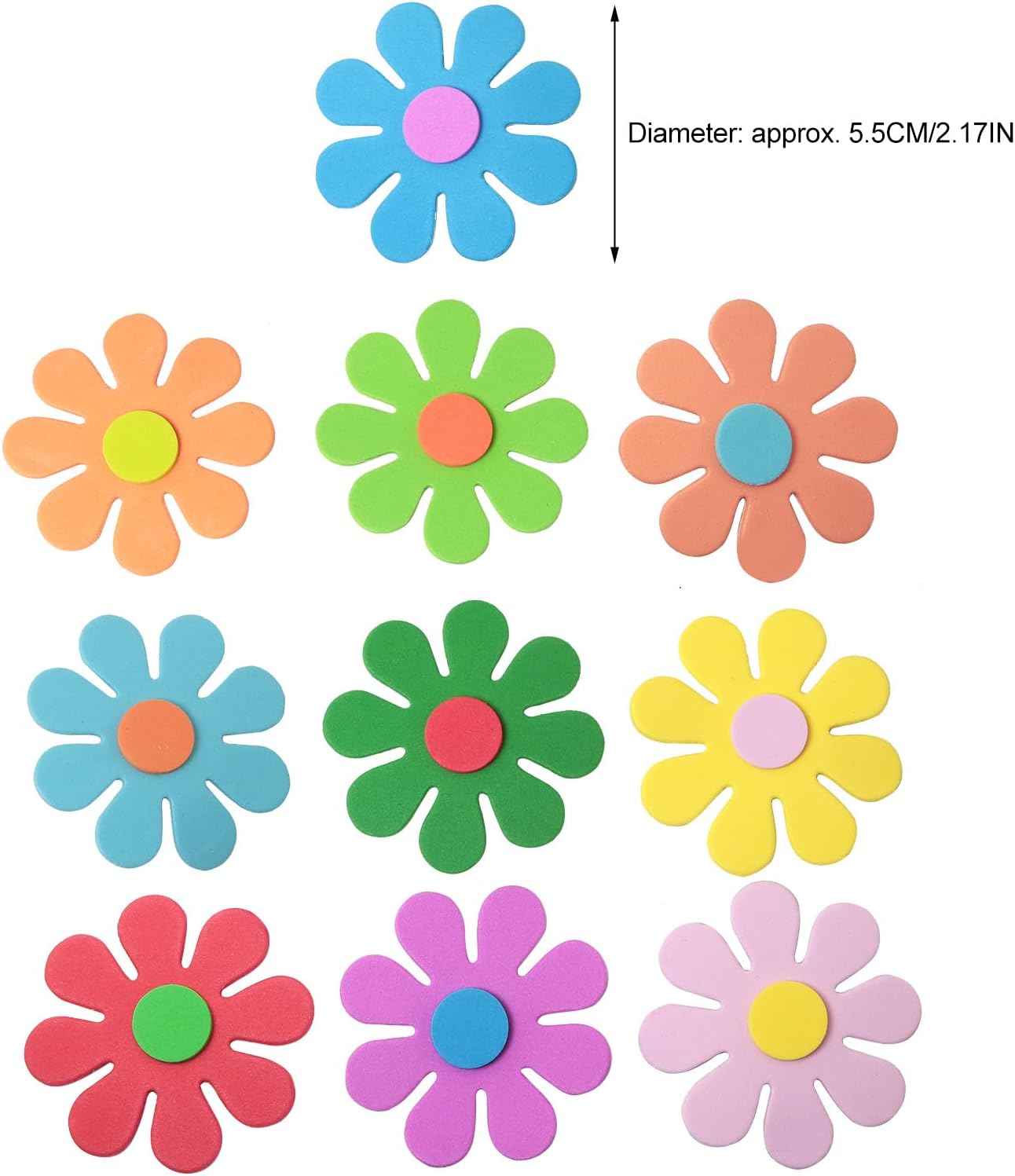 3D flower foam stickers Spring - đánh giá và giá Art Craft Flower