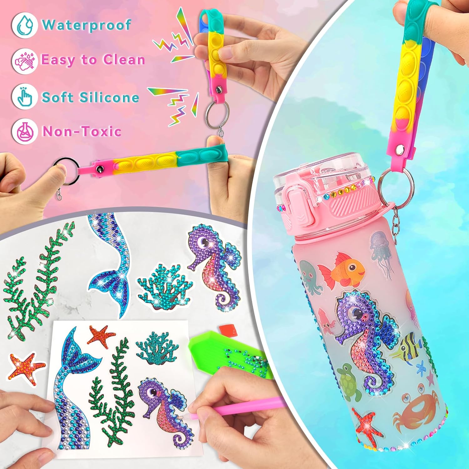 Decorate Your Own Water Bottle - đánh giá và giá Art Craft Girl