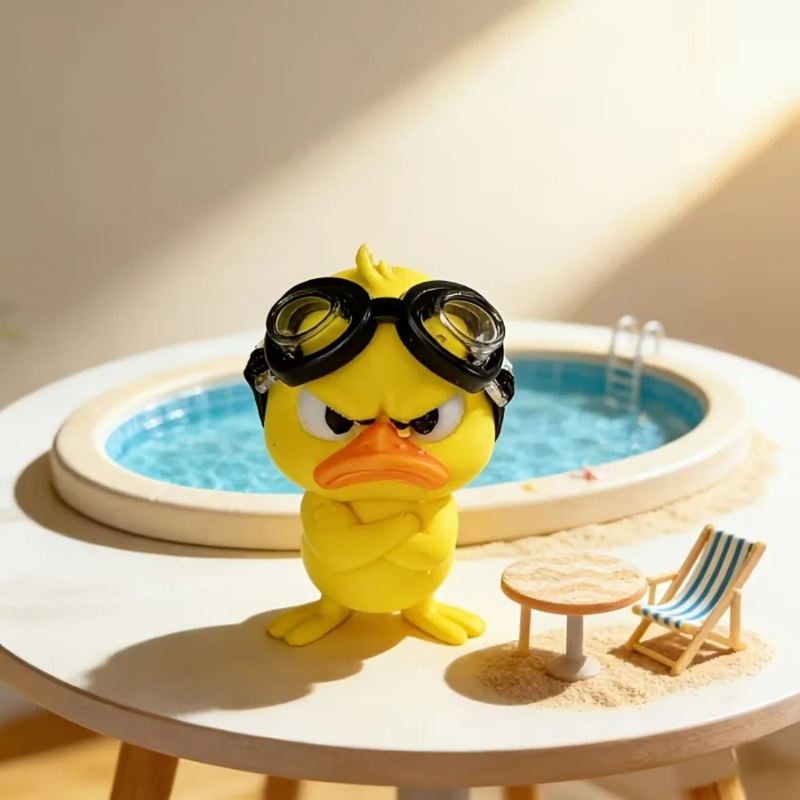 1PC Angry Hug Duck Figurine Wi - đánh giá và giá Art Craft Duck