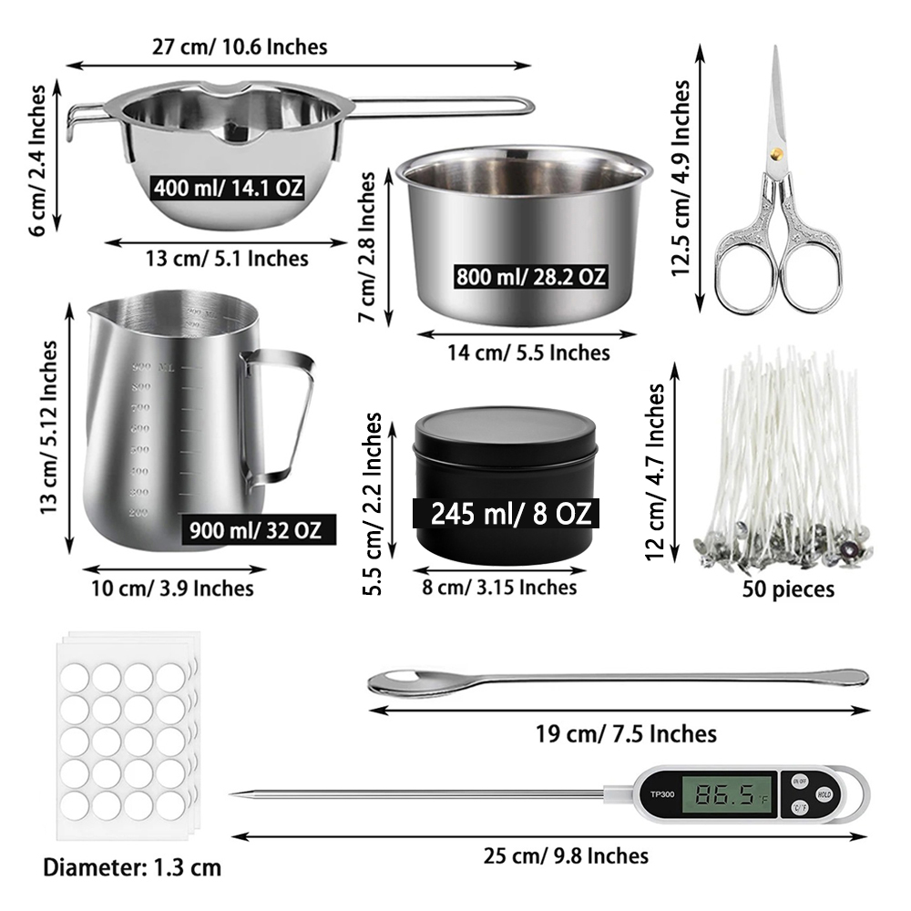Glintmos DIY Candle Making Kit - đánh giá và giá Candle Making Wax