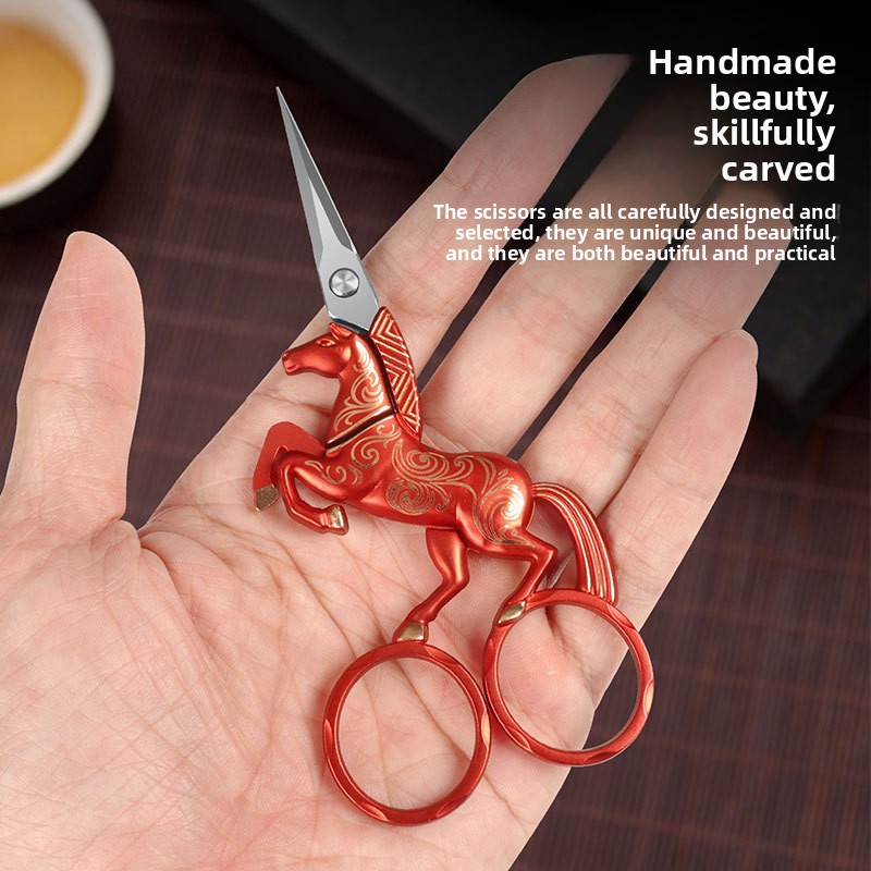 Horse Shaped Scissors Vintage  - đánh giá và giá Art Craft Horse