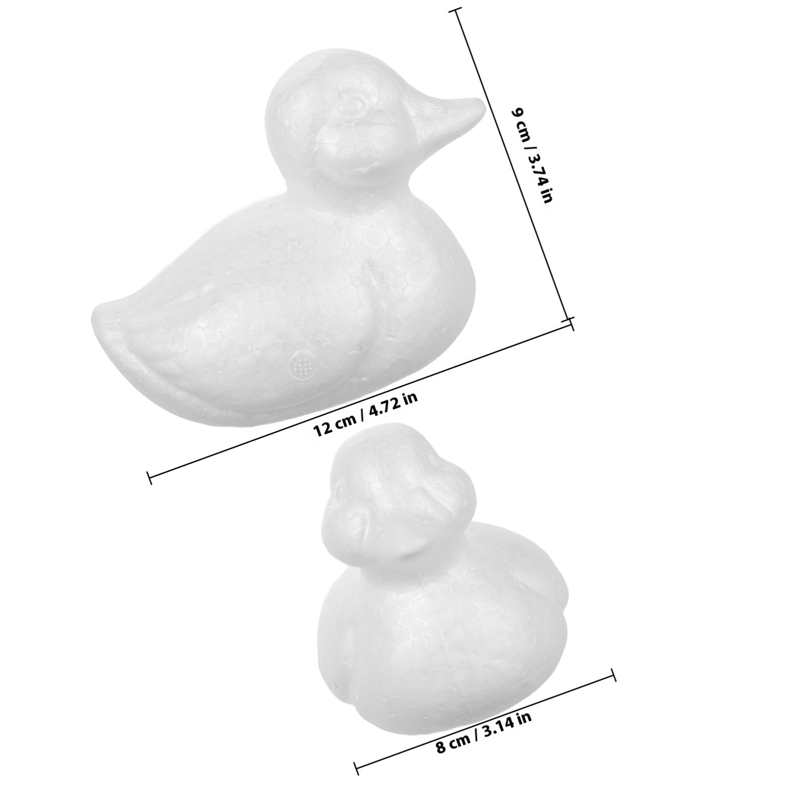 5pcs Foam Duck Shapes White Po - đánh giá và giá Art Craft Duck